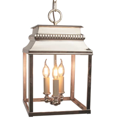 Website - 3 Light Nickel Finish Traditional Lantern Website - 3 Light Nickel Finish Traditional Lantern