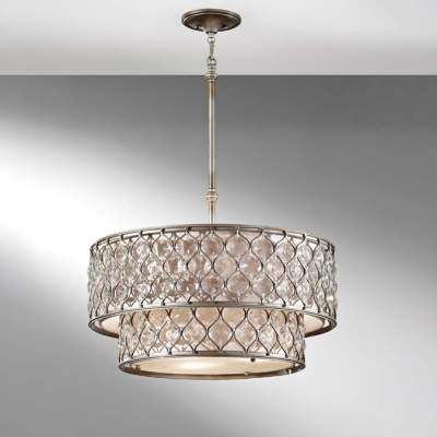 Website - 6 Light Burnished Silver Chandelier Website - 6 Light Burnished Silver Chandelier
