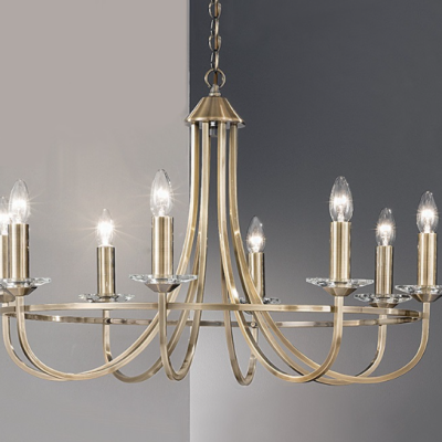 Website - 8 Light Bronze Chandelier