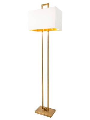 Website - Antique Brass Contemporary Floor Lamp Website - Antique Brass Contemporary Floor Lamp